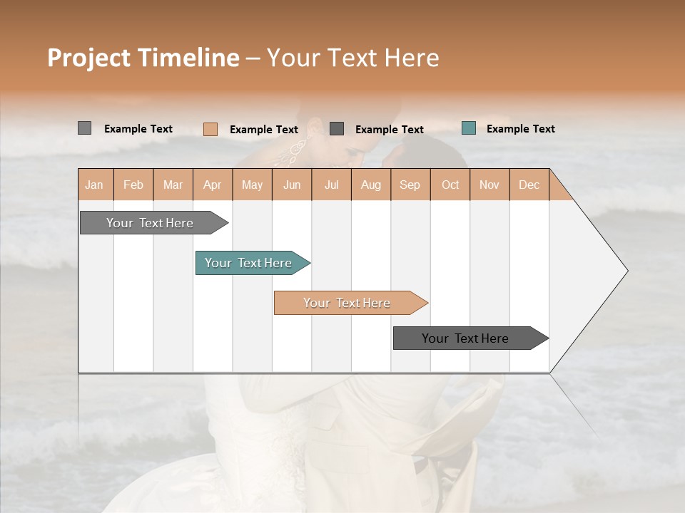 Groom Clear Waves PowerPoint Template