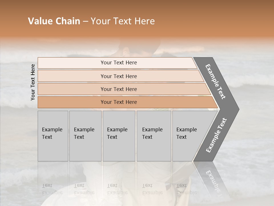 Groom Clear Waves PowerPoint Template