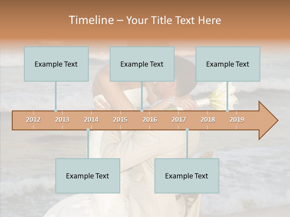 Groom Clear Waves PowerPoint Template