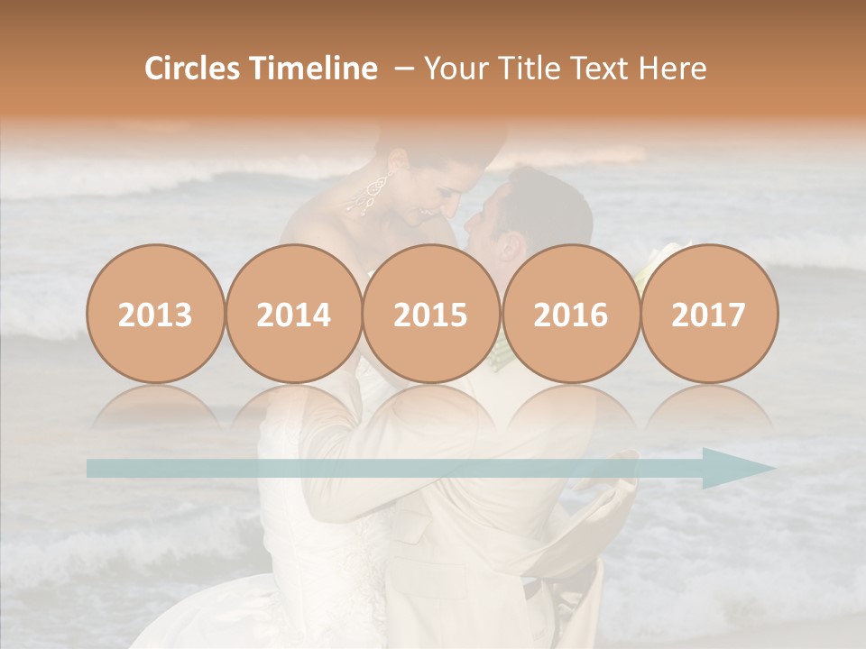 Groom Clear Waves PowerPoint Template