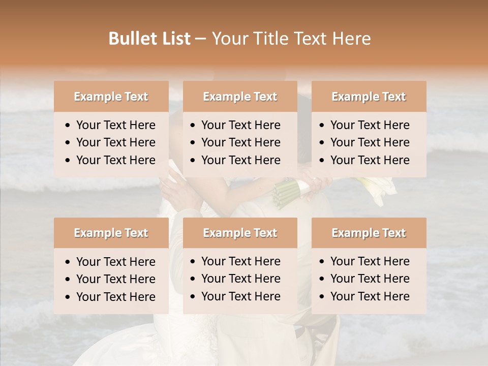 Groom Clear Waves PowerPoint Template