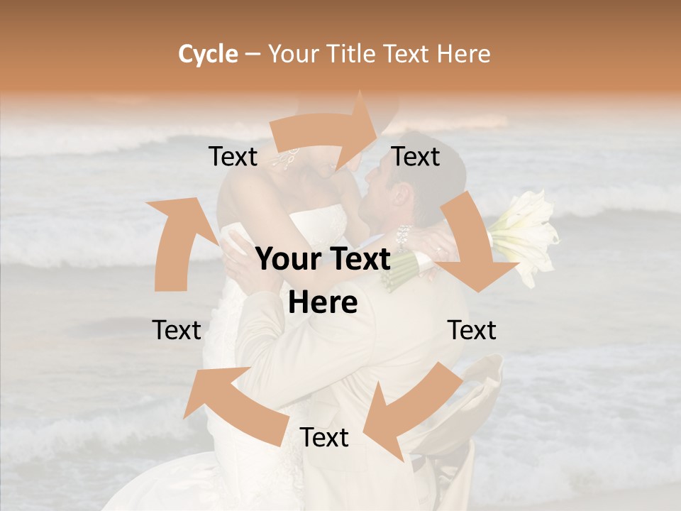 Groom Clear Waves PowerPoint Template