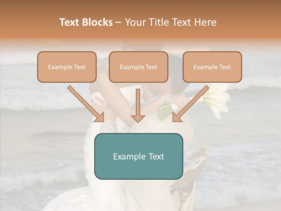 Groom Clear Waves PowerPoint Template