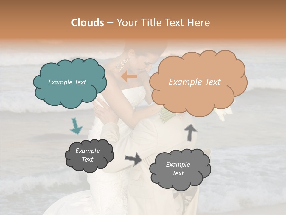 Groom Clear Waves PowerPoint Template