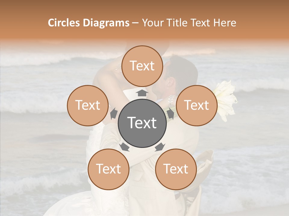 Groom Clear Waves PowerPoint Template