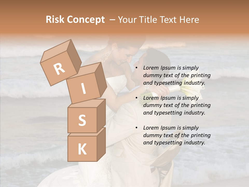 Groom Clear Waves PowerPoint Template