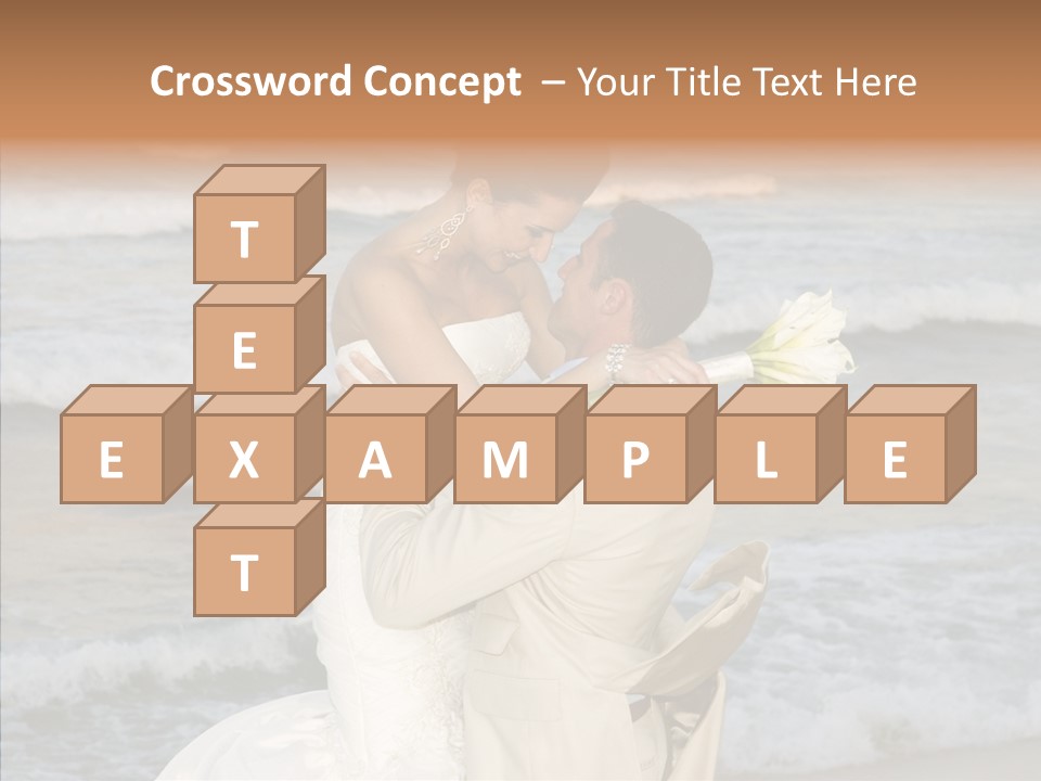 Groom Clear Waves PowerPoint Template