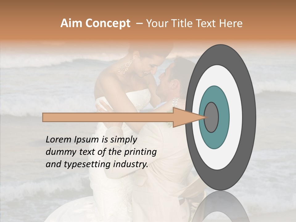 Groom Clear Waves PowerPoint Template