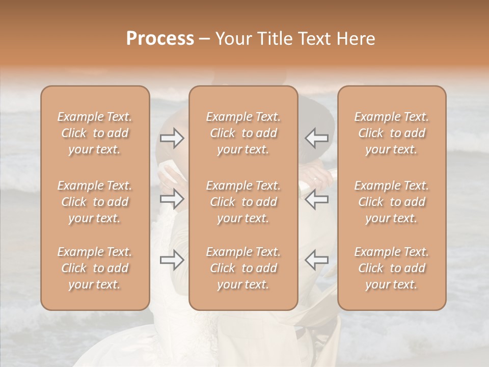 Groom Clear Waves PowerPoint Template