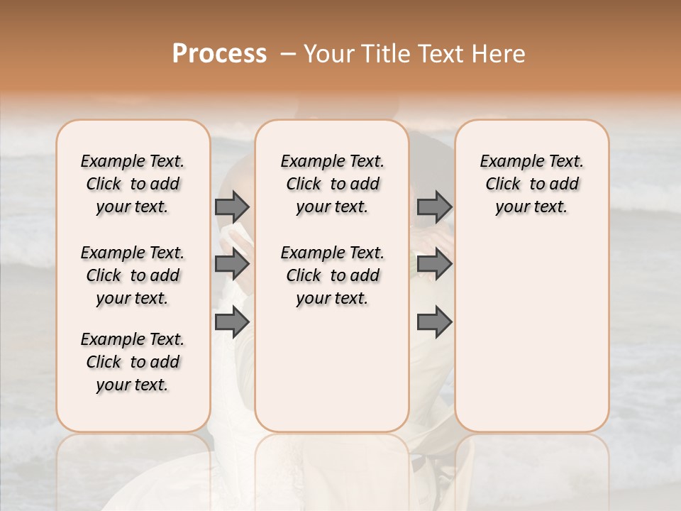 Groom Clear Waves PowerPoint Template