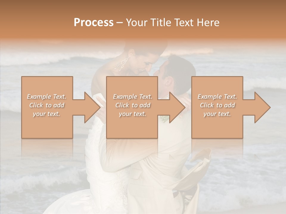 Groom Clear Waves PowerPoint Template