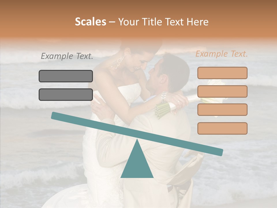 Groom Clear Waves PowerPoint Template