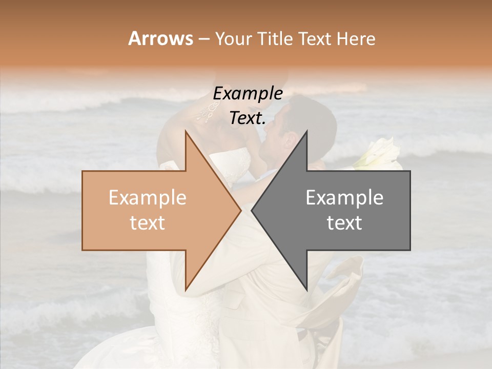 Groom Clear Waves PowerPoint Template