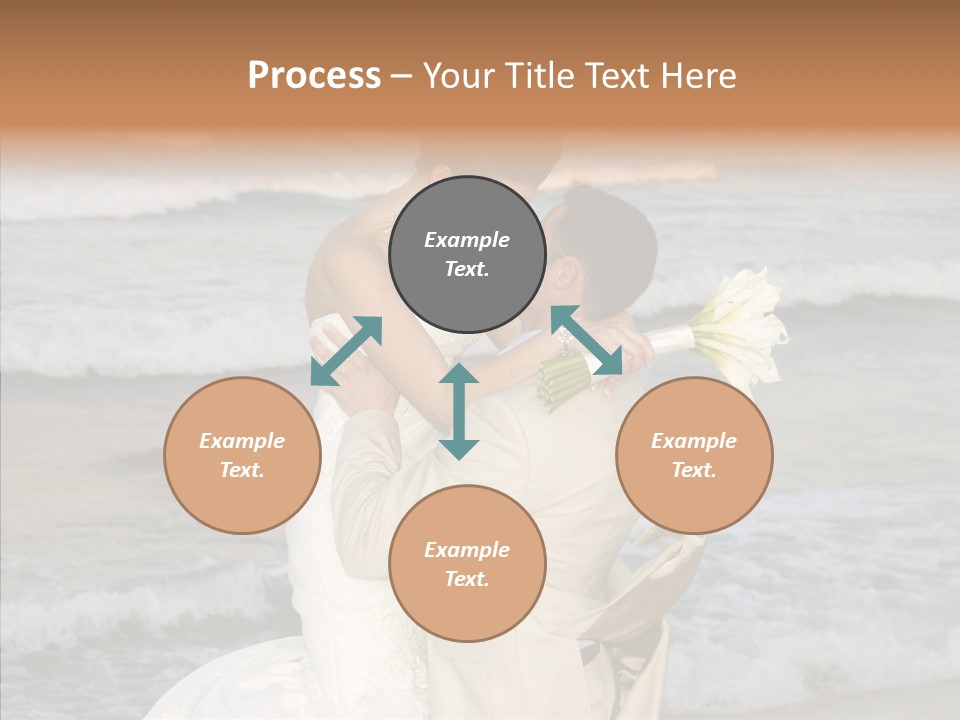 Groom Clear Waves PowerPoint Template