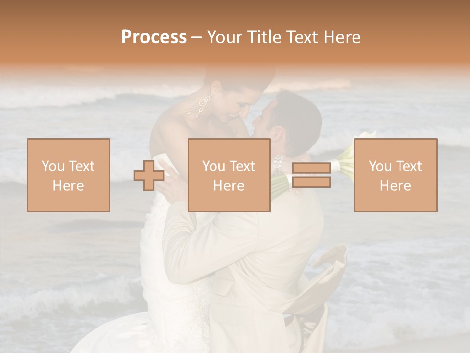 Groom Clear Waves PowerPoint Template