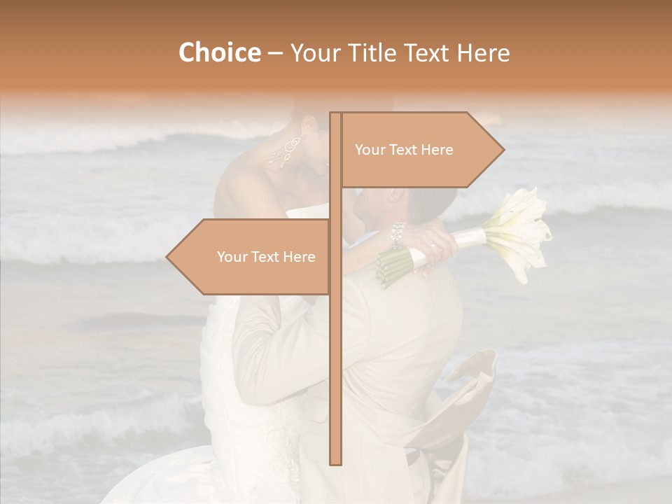 Groom Clear Waves PowerPoint Template