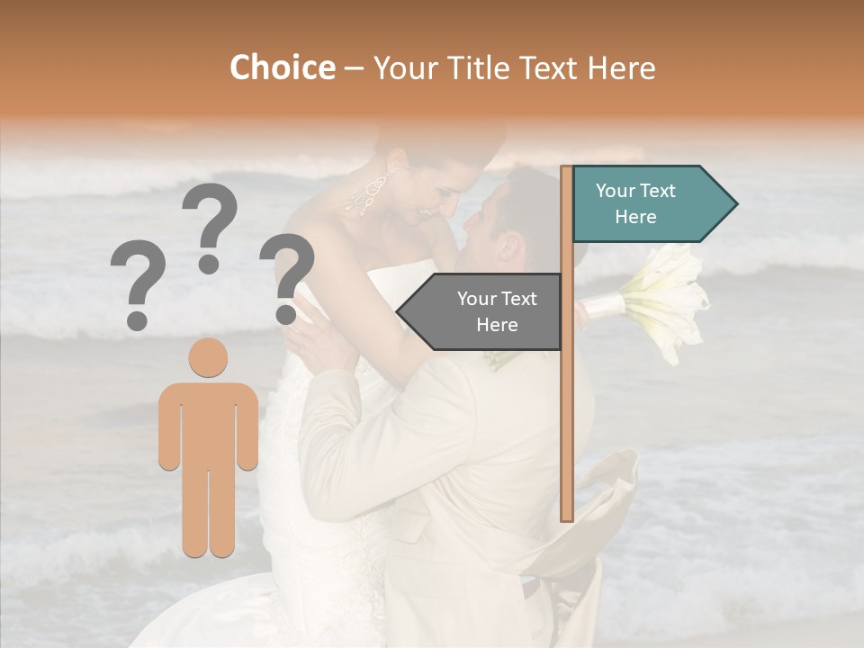 Groom Clear Waves PowerPoint Template