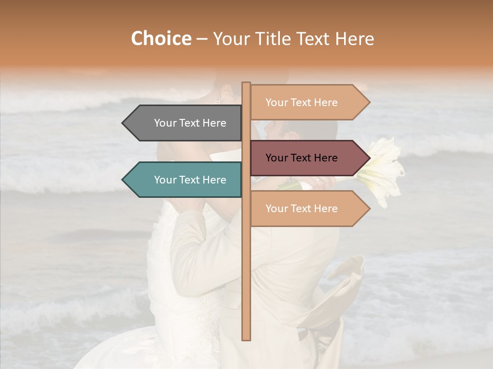 Groom Clear Waves PowerPoint Template