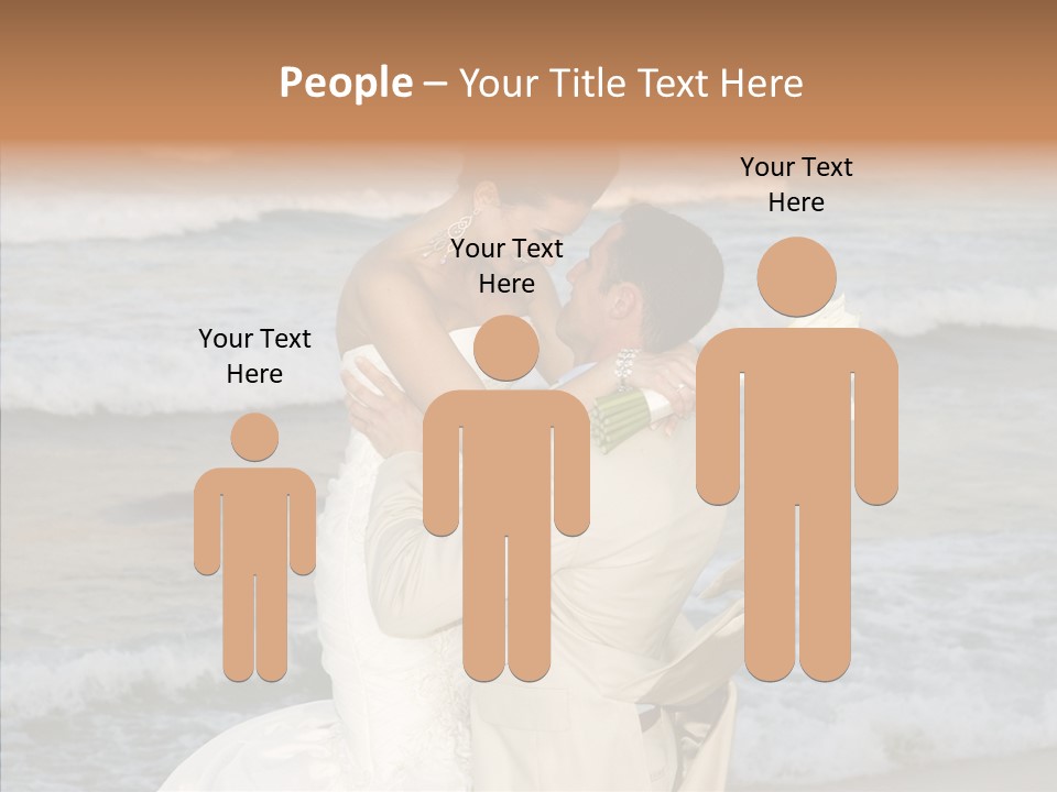 Groom Clear Waves PowerPoint Template