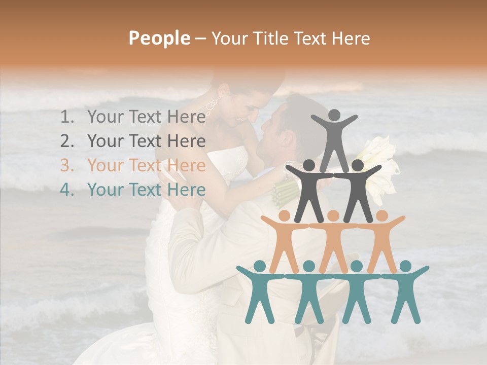 Groom Clear Waves PowerPoint Template