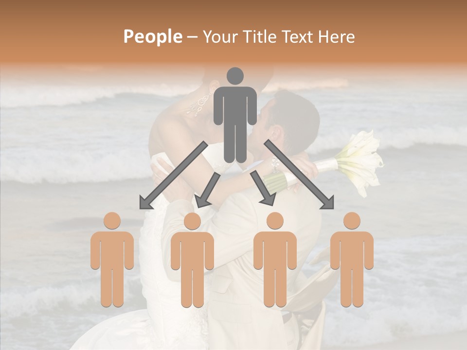 Groom Clear Waves PowerPoint Template
