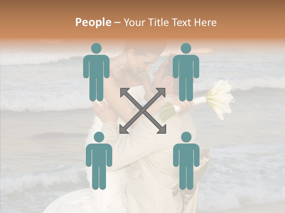 Groom Clear Waves PowerPoint Template