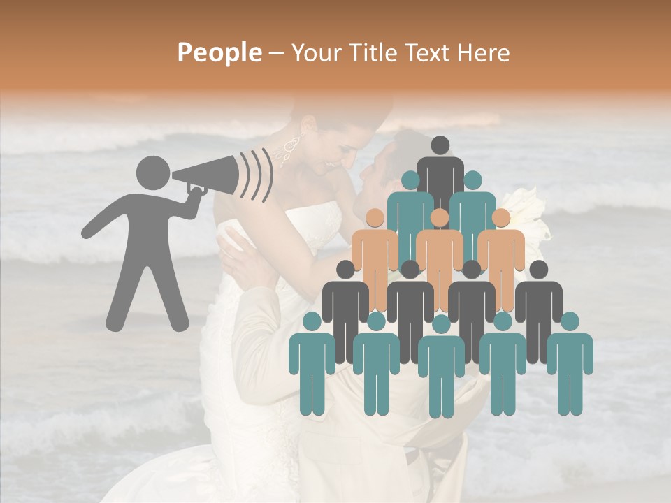 Groom Clear Waves PowerPoint Template