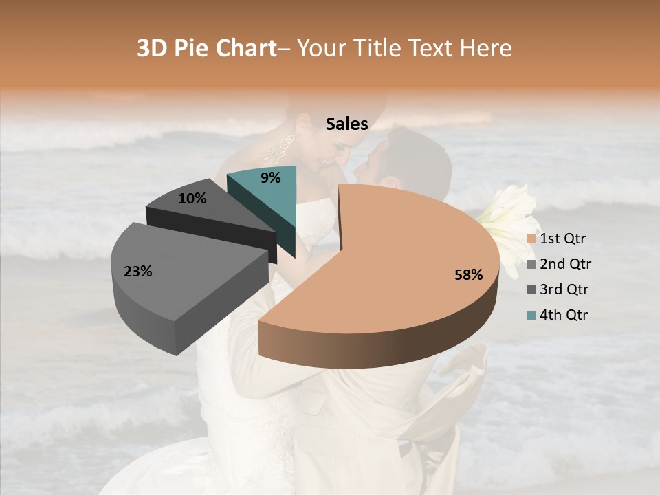 Groom Clear Waves PowerPoint Template