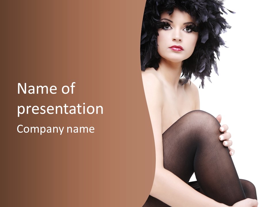 European Young Glamour PowerPoint Template