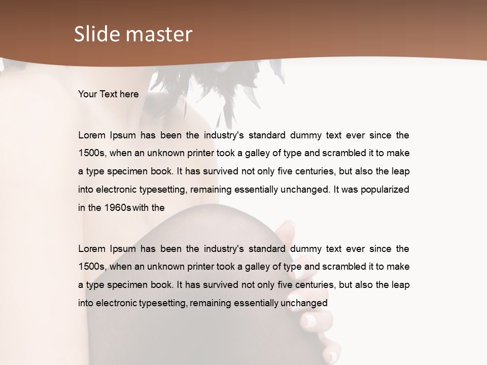 European Young Glamour PowerPoint Template