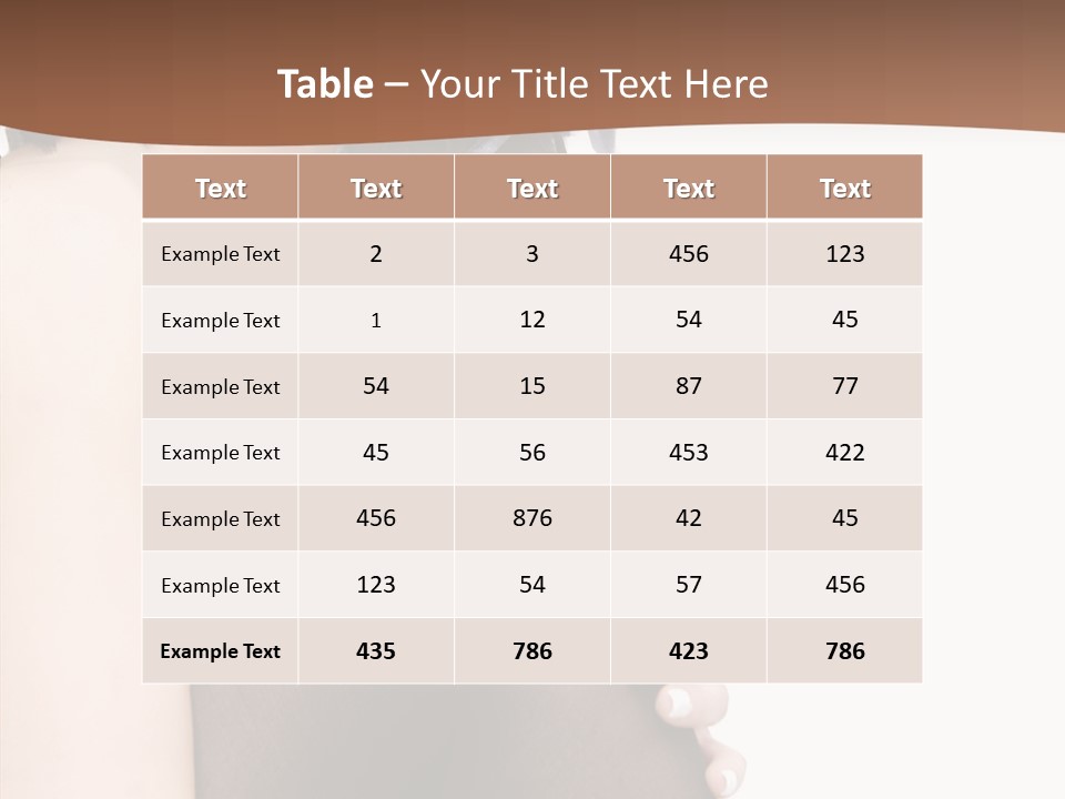 European Young Glamour PowerPoint Template