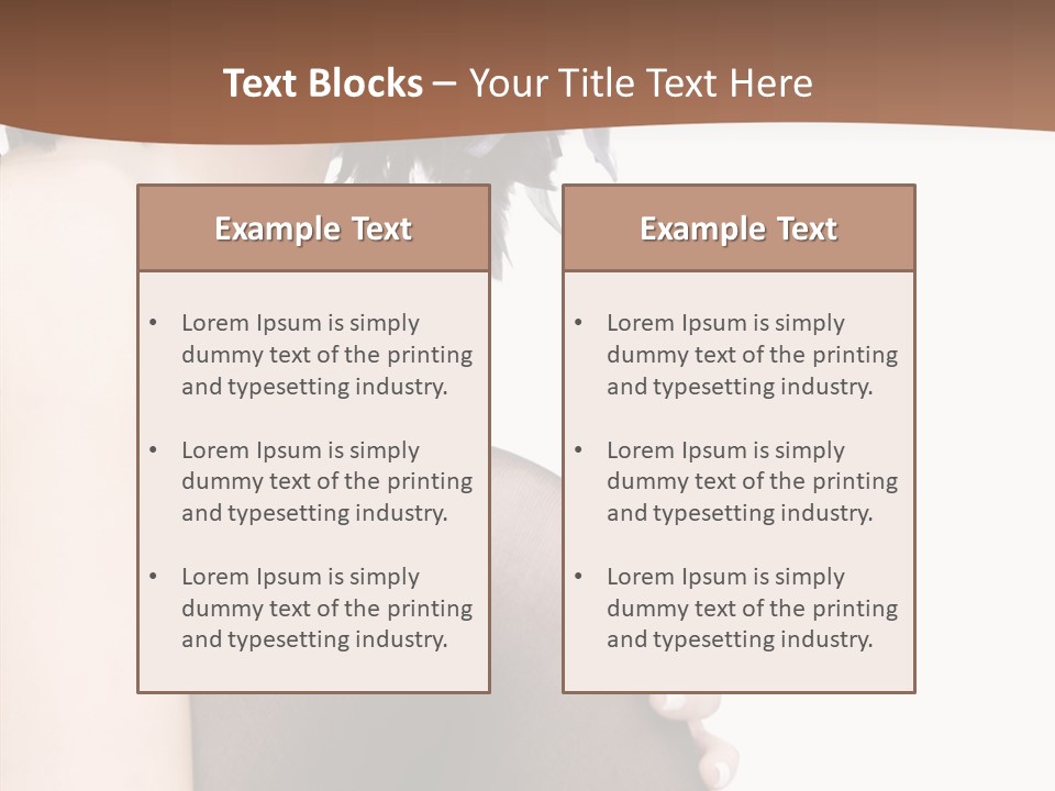 European Young Glamour PowerPoint Template