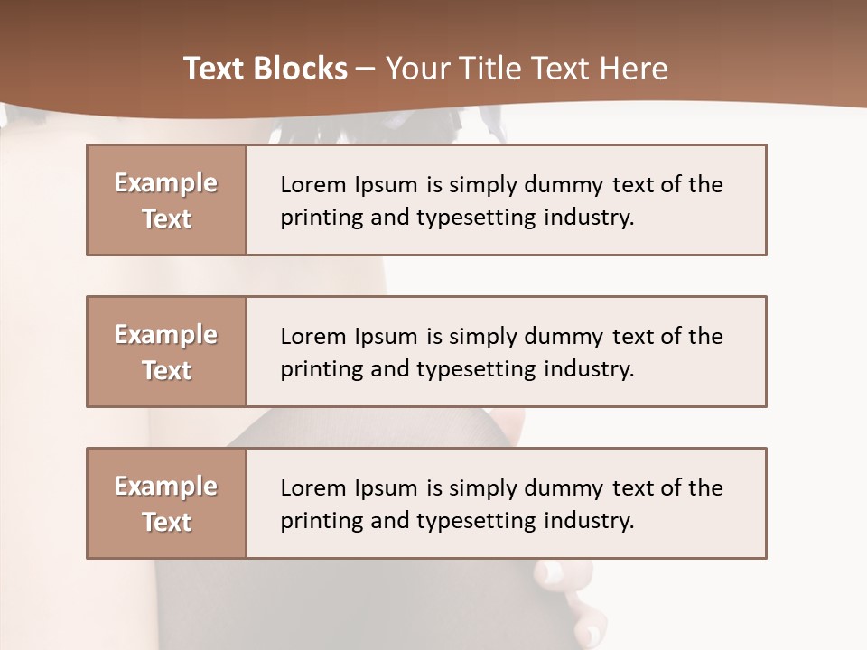 European Young Glamour PowerPoint Template