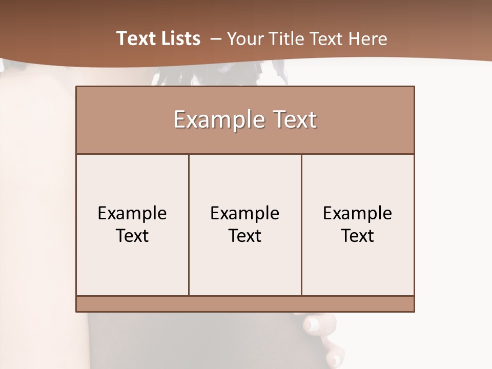 European Young Glamour PowerPoint Template