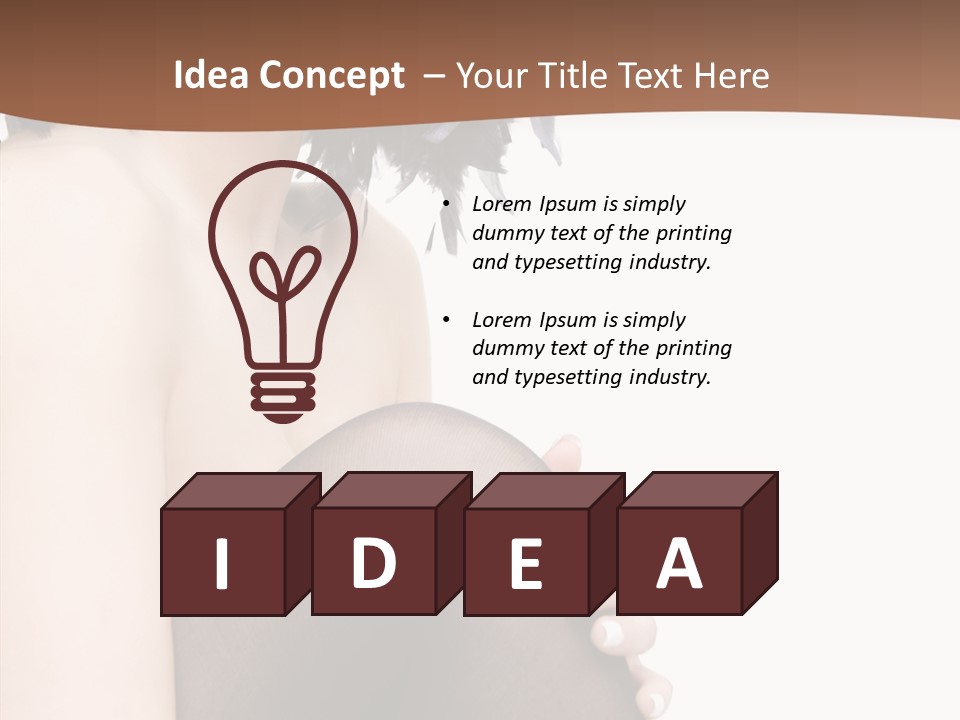 European Young Glamour PowerPoint Template