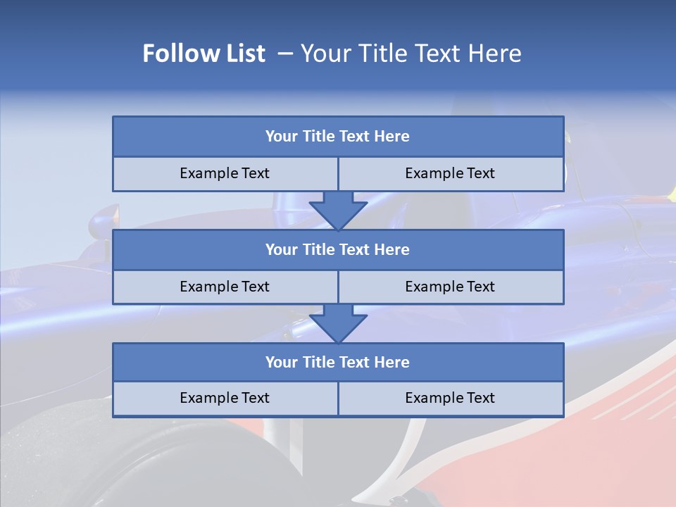 Formula Speed Power PowerPoint Template