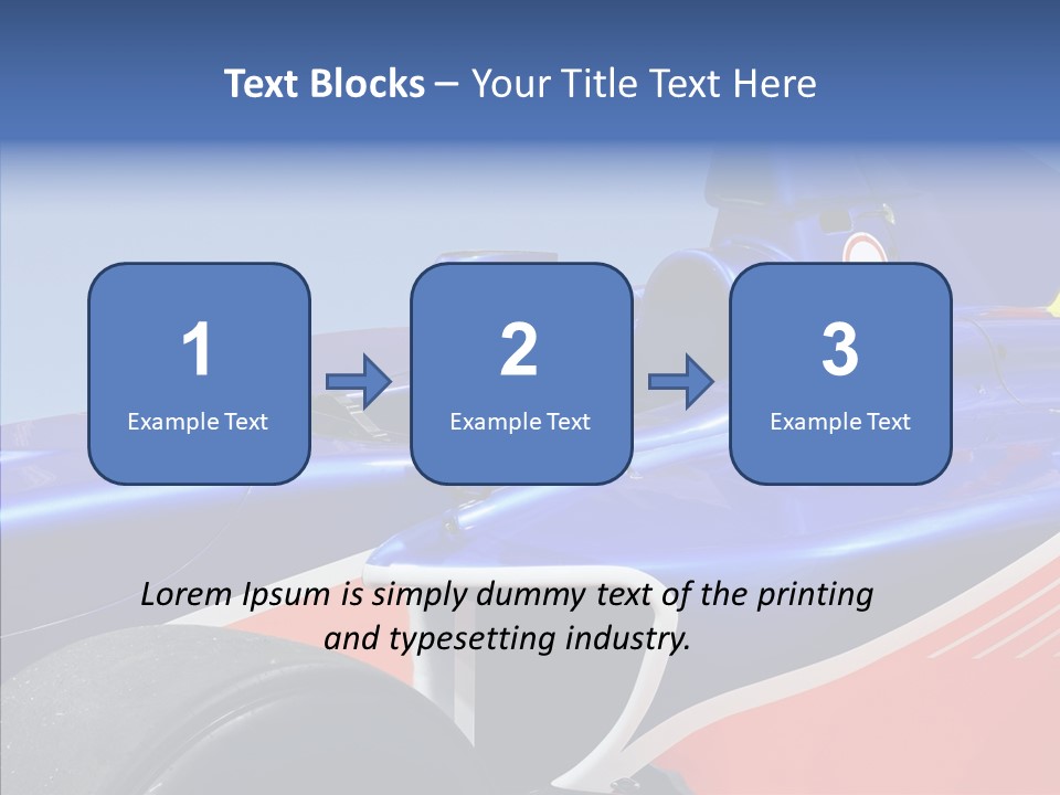 Formula Speed Power PowerPoint Template