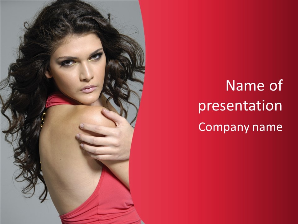 Sensual Freedom Fashion PowerPoint Template