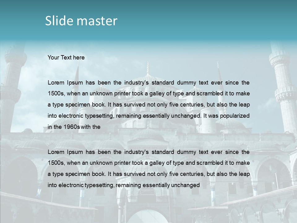 Asia Orient Islamic PowerPoint Template