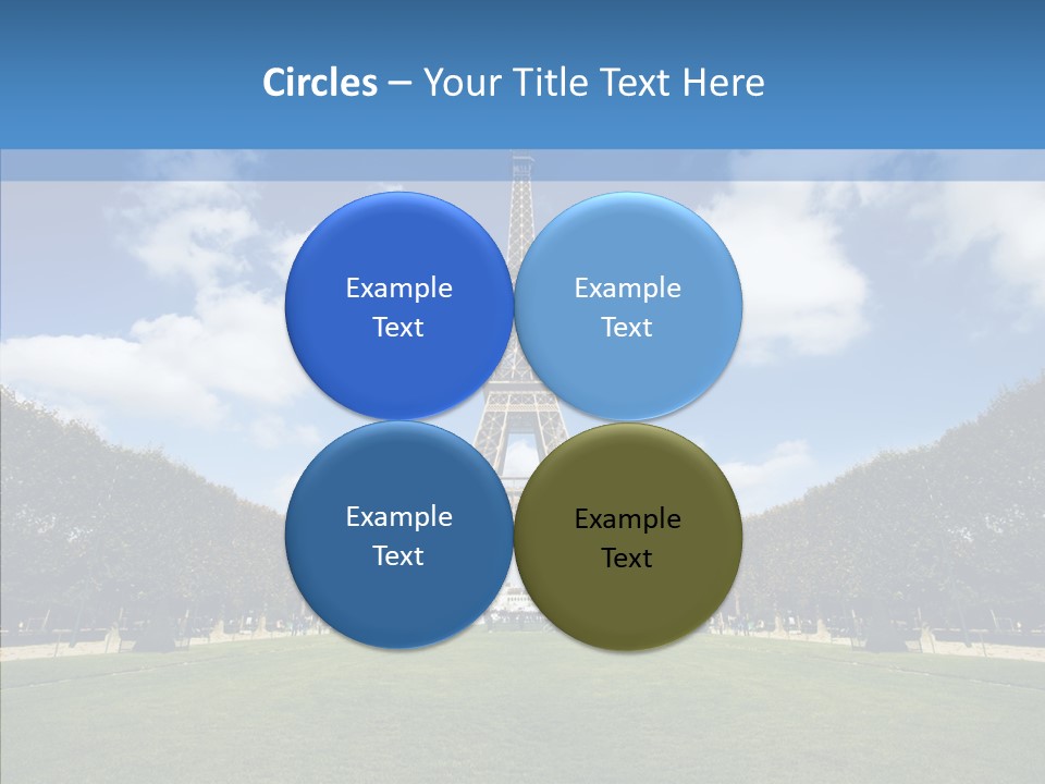 Landscape Building Capital PowerPoint Template