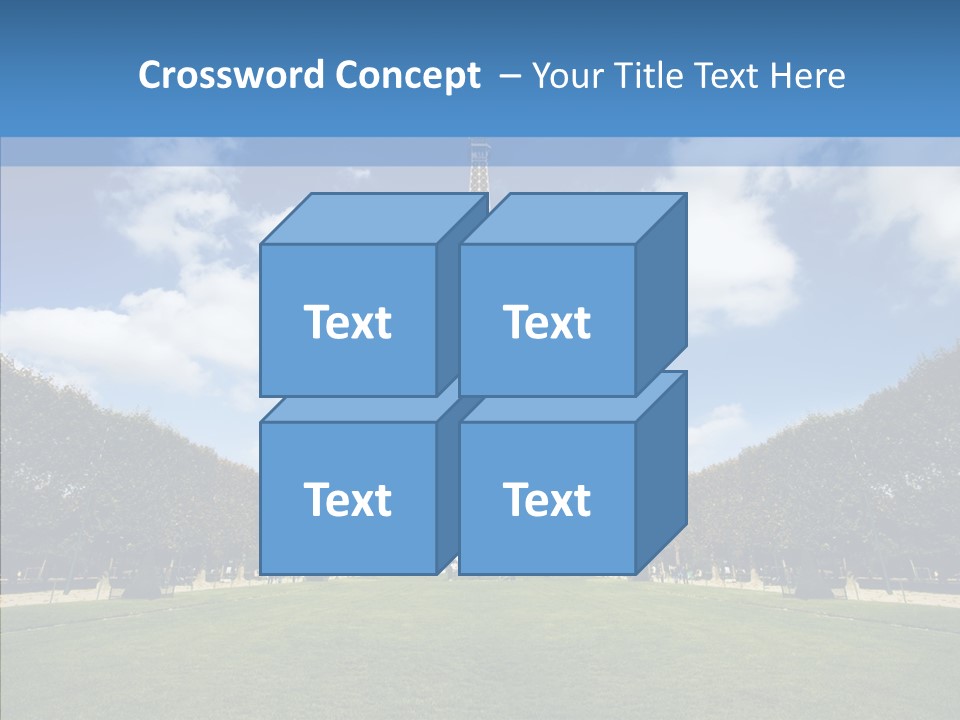 Landscape Building Capital PowerPoint Template