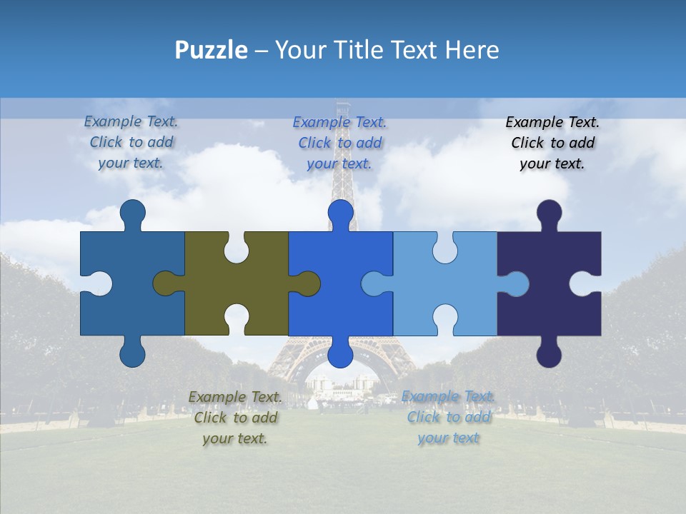 Landscape Building Capital PowerPoint Template