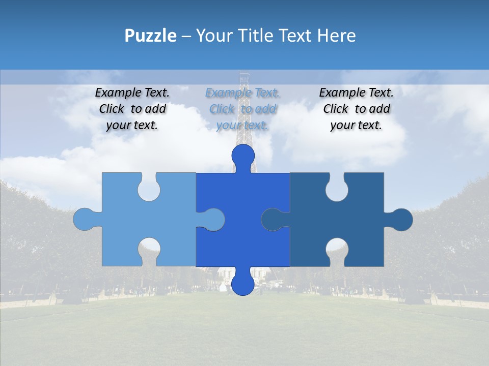 Landscape Building Capital PowerPoint Template