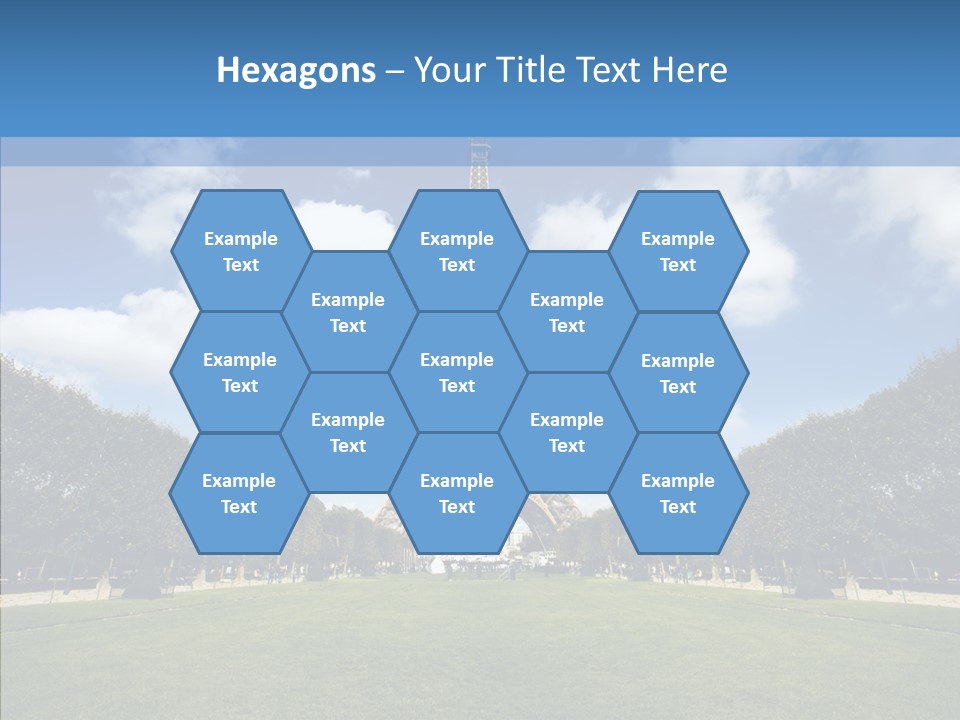 Landscape Building Capital PowerPoint Template
