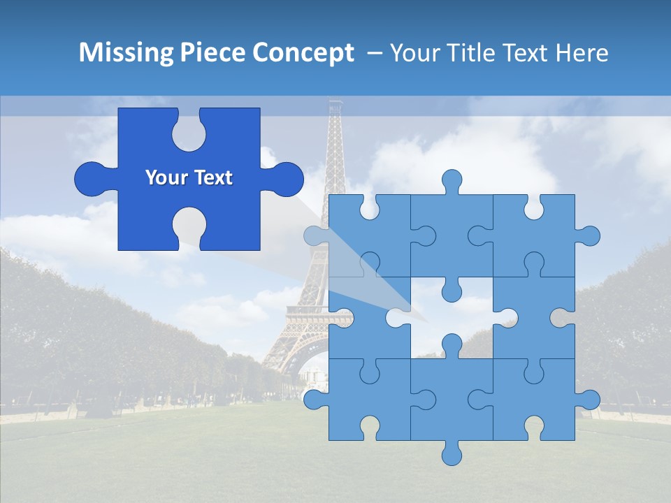 Landscape Building Capital PowerPoint Template