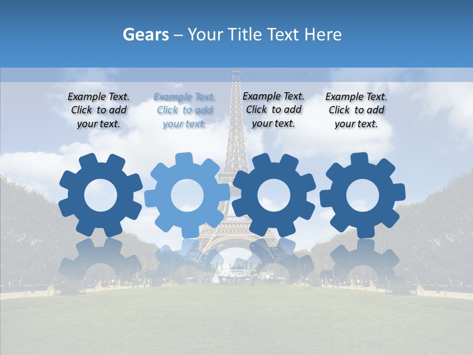 Landscape Building Capital PowerPoint Template