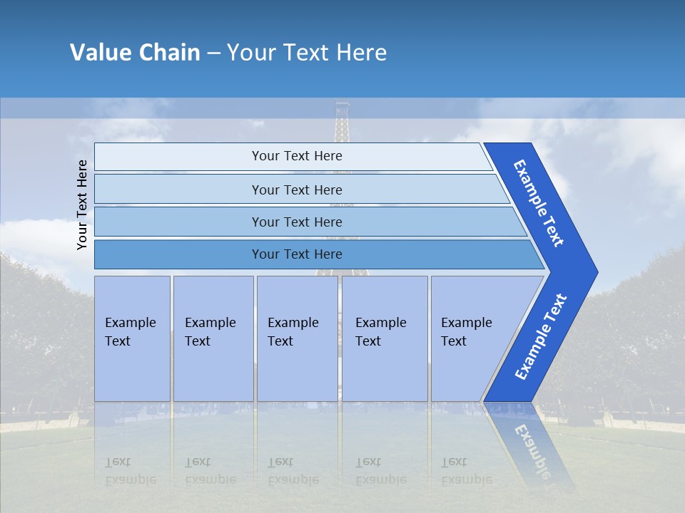 Landscape Building Capital PowerPoint Template