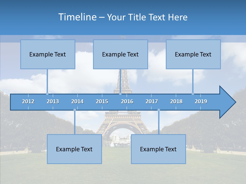 Landscape Building Capital PowerPoint Template