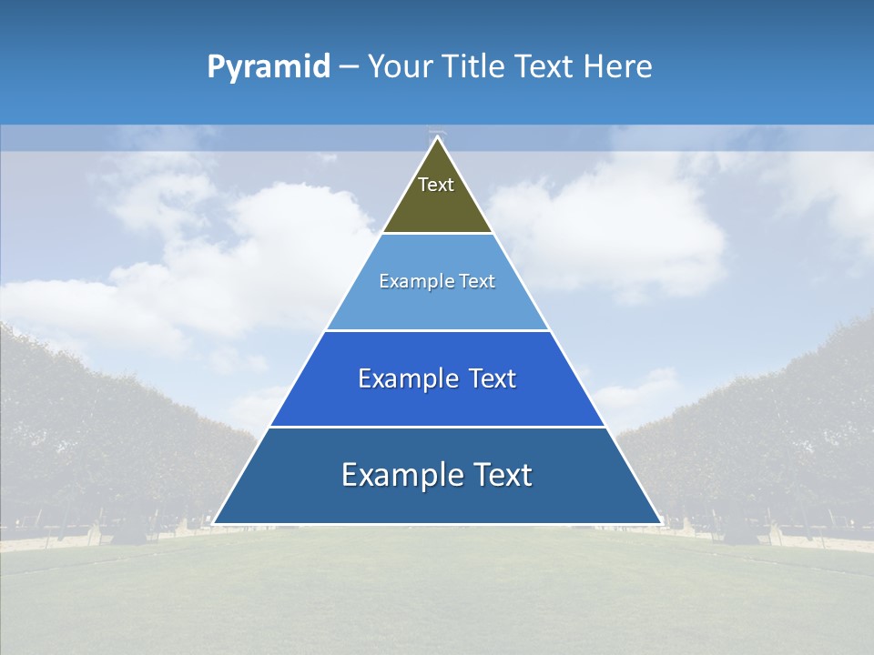 Landscape Building Capital PowerPoint Template