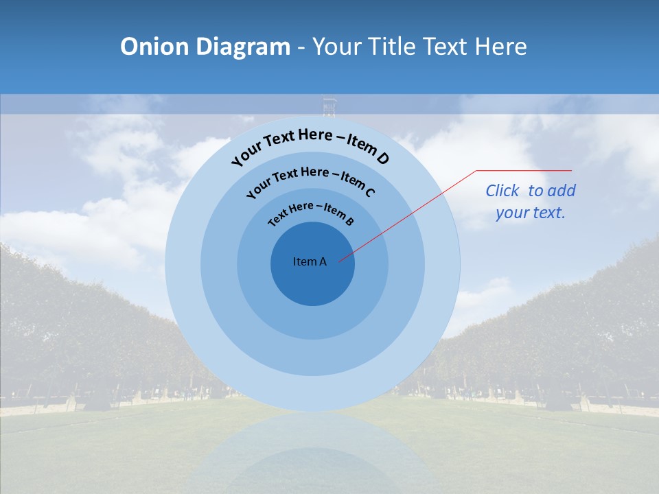 Landscape Building Capital PowerPoint Template